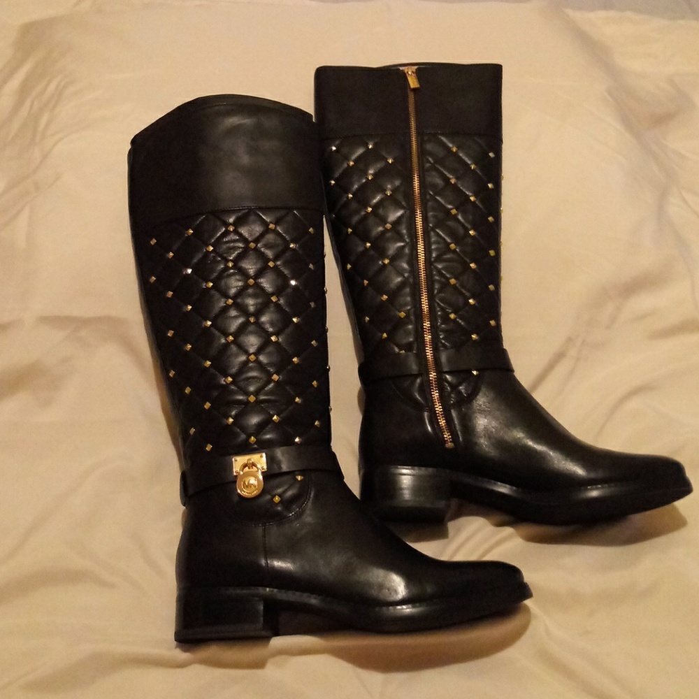 Michael Kors Hamilton Studded Boot